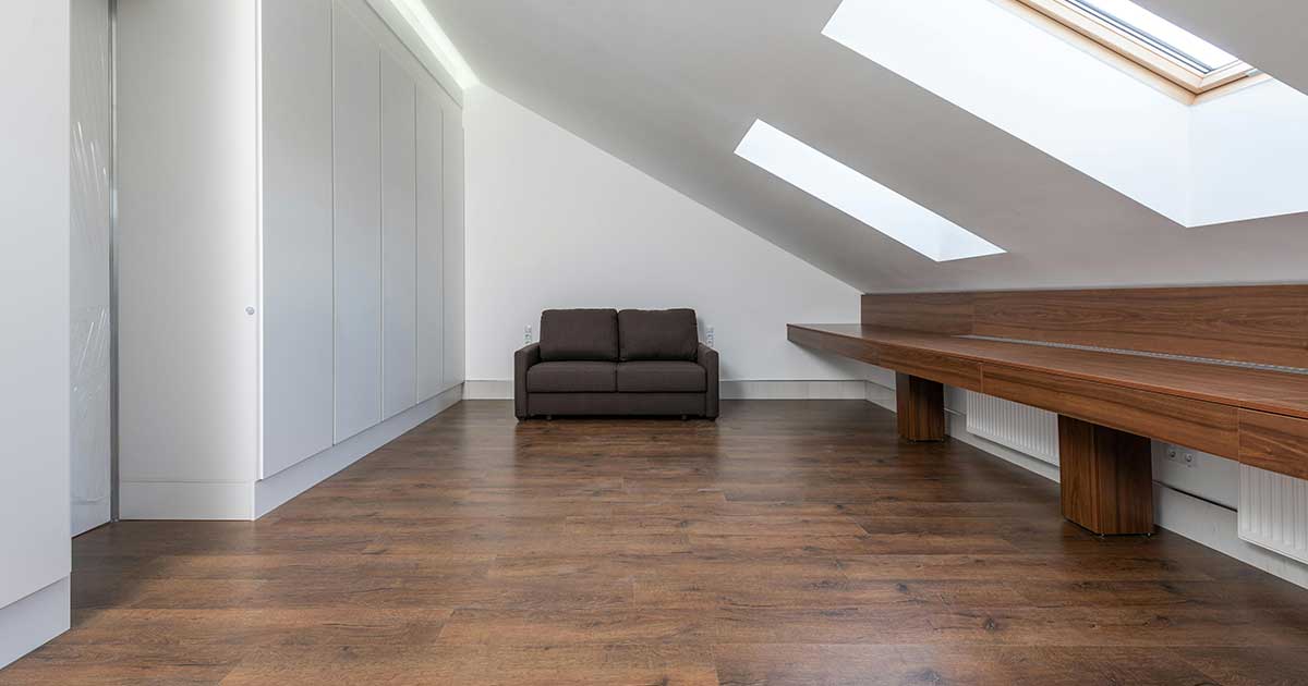 finished converted loft in hip to gable in london