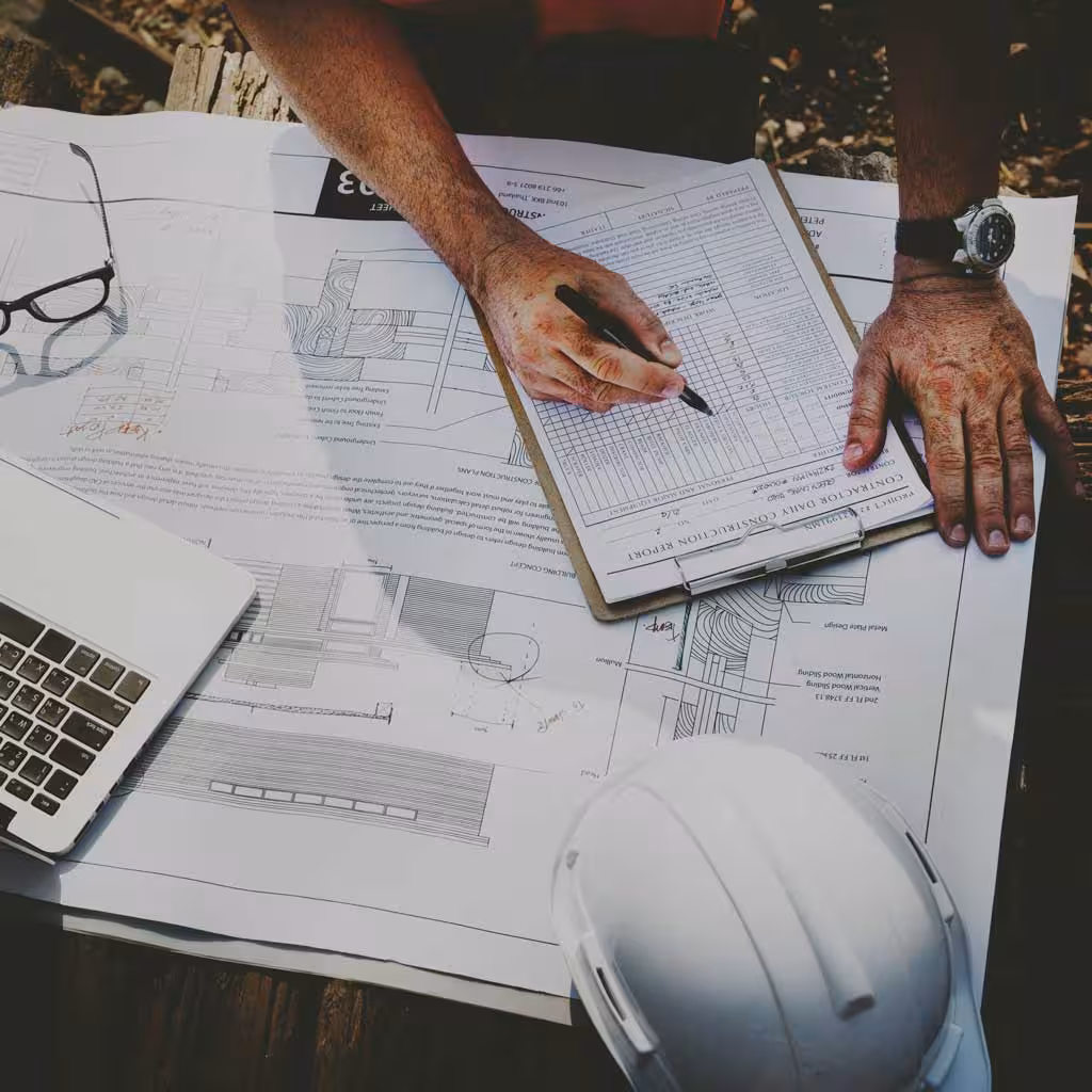 engineer preparing a structural report