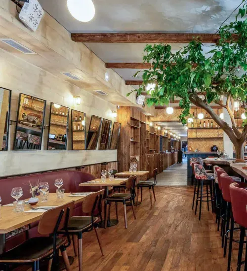 salon caroline du restauarant chez Ingall's à Annecy