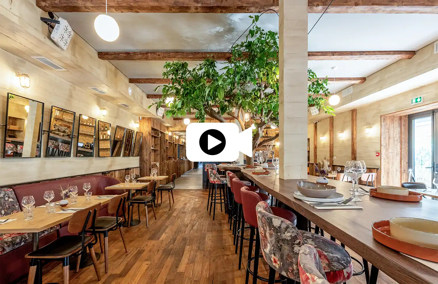 restarant chez ingalls salon Caroline