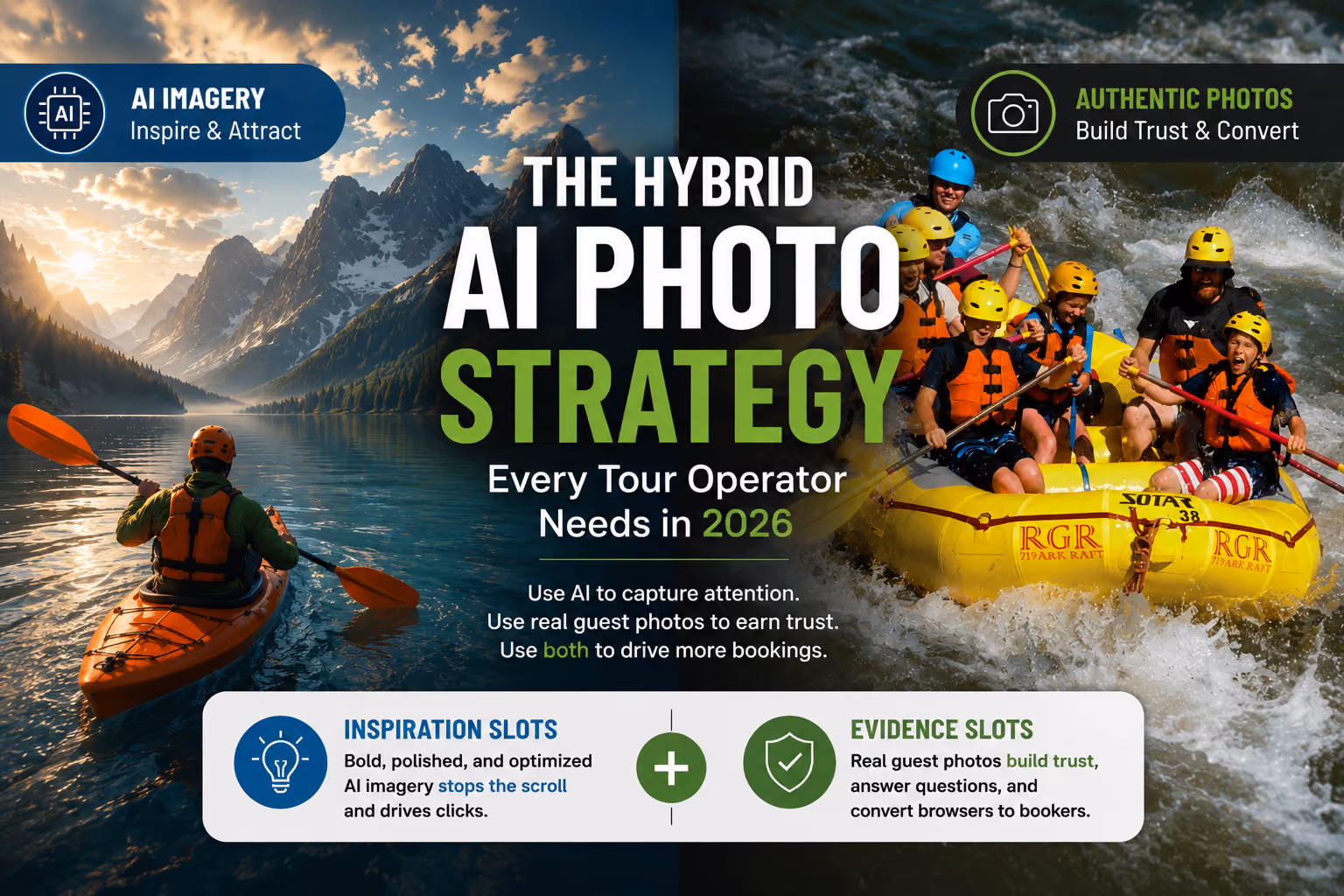 Hybrid AI Photo Strategy for Tour Operators 2026