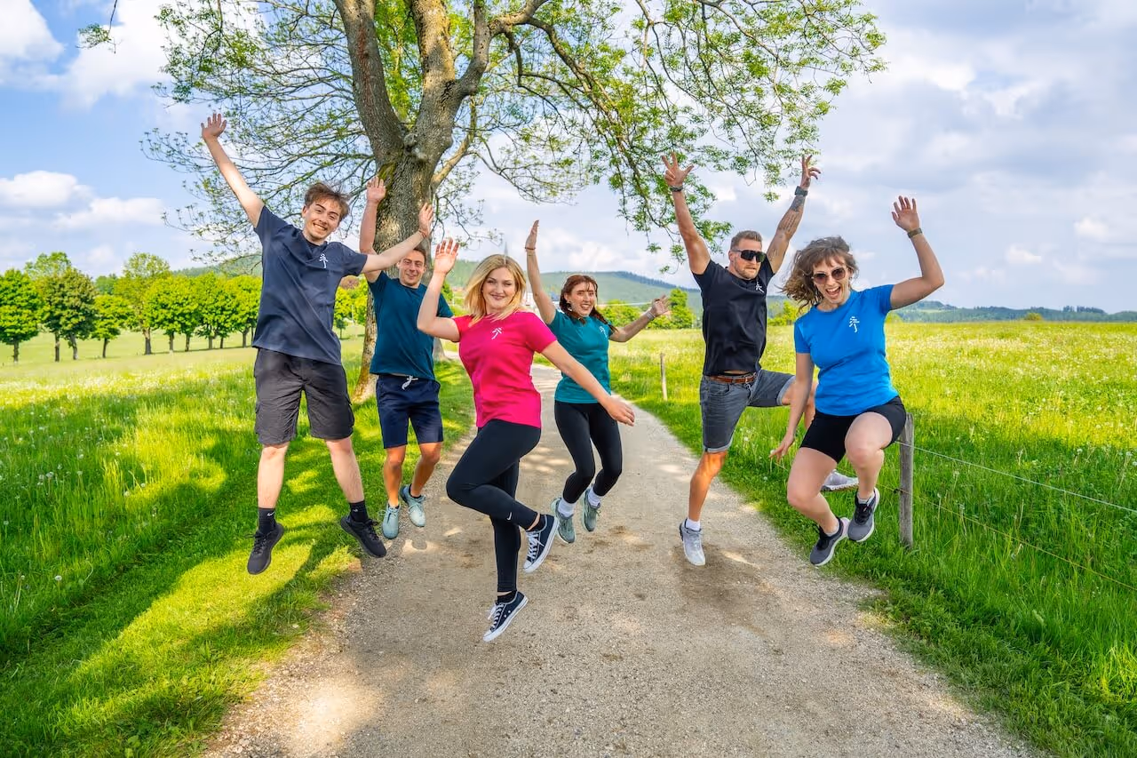 skupina nadšenců v Jizerkách