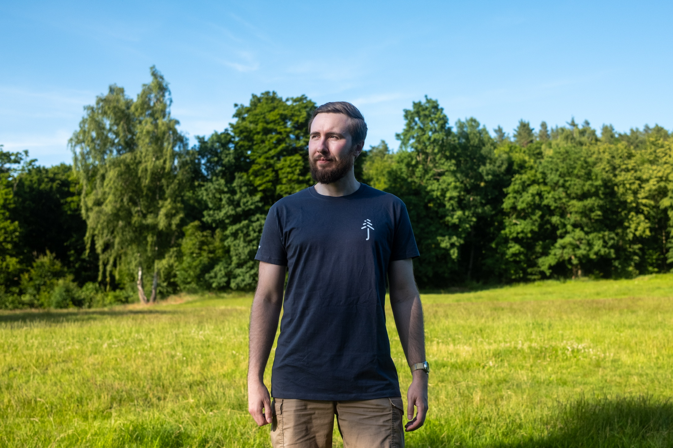 Tričko šedá pánské