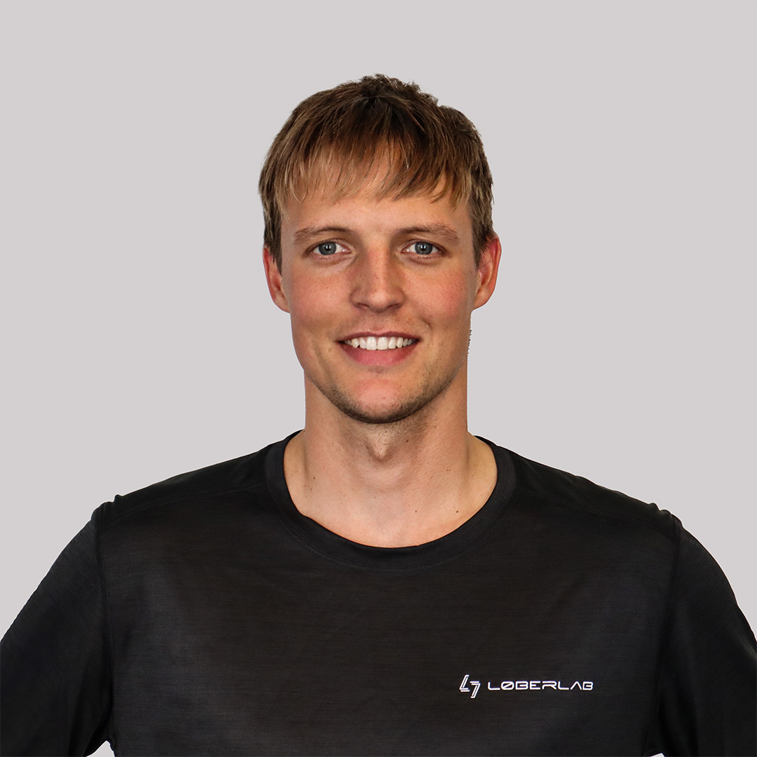 Mikkel, fysioterapeut, humanfysiolog og træner hos LøberLab
