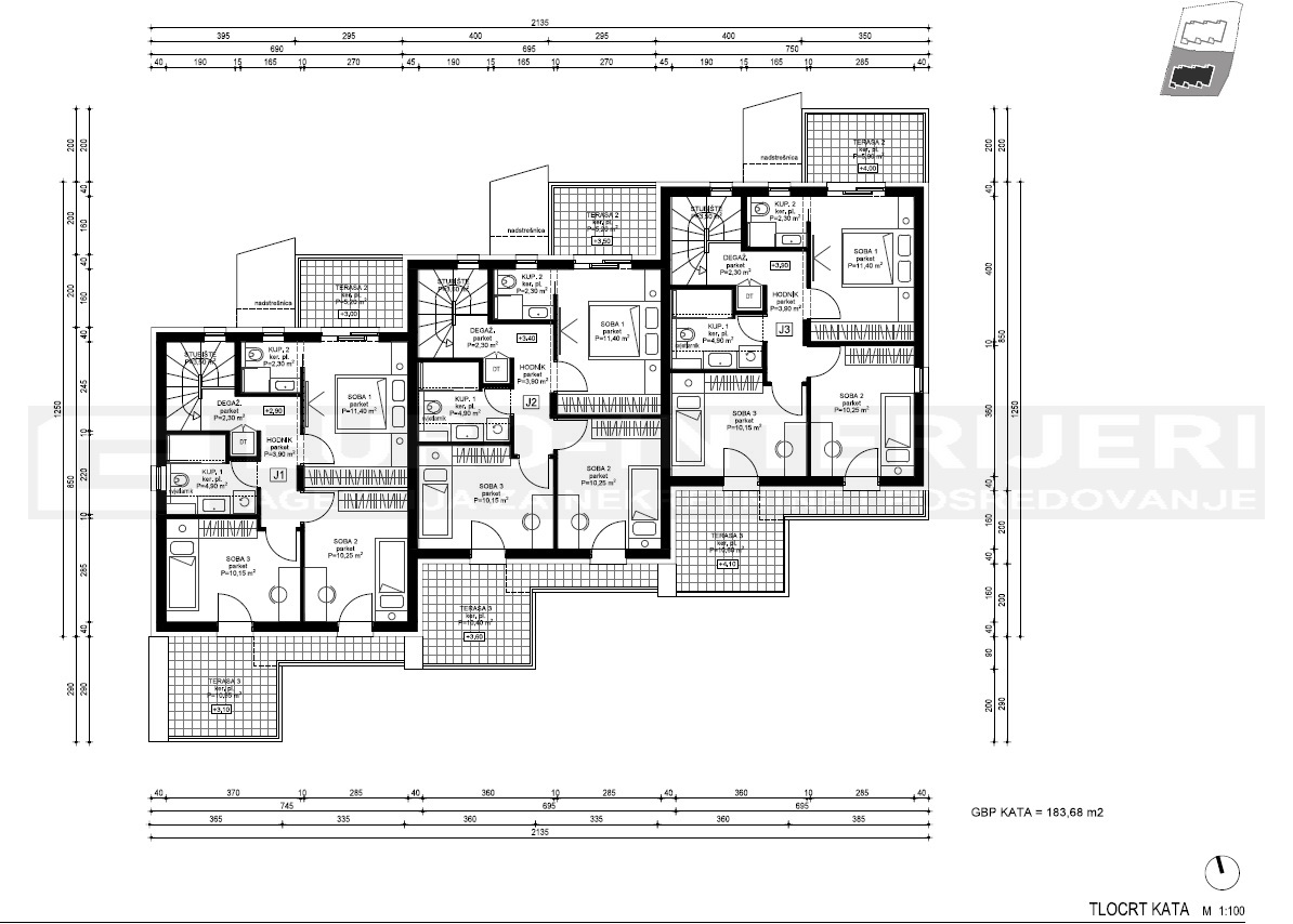 Građevinsko zemljište Perjavica s projektom, 1.705 m2