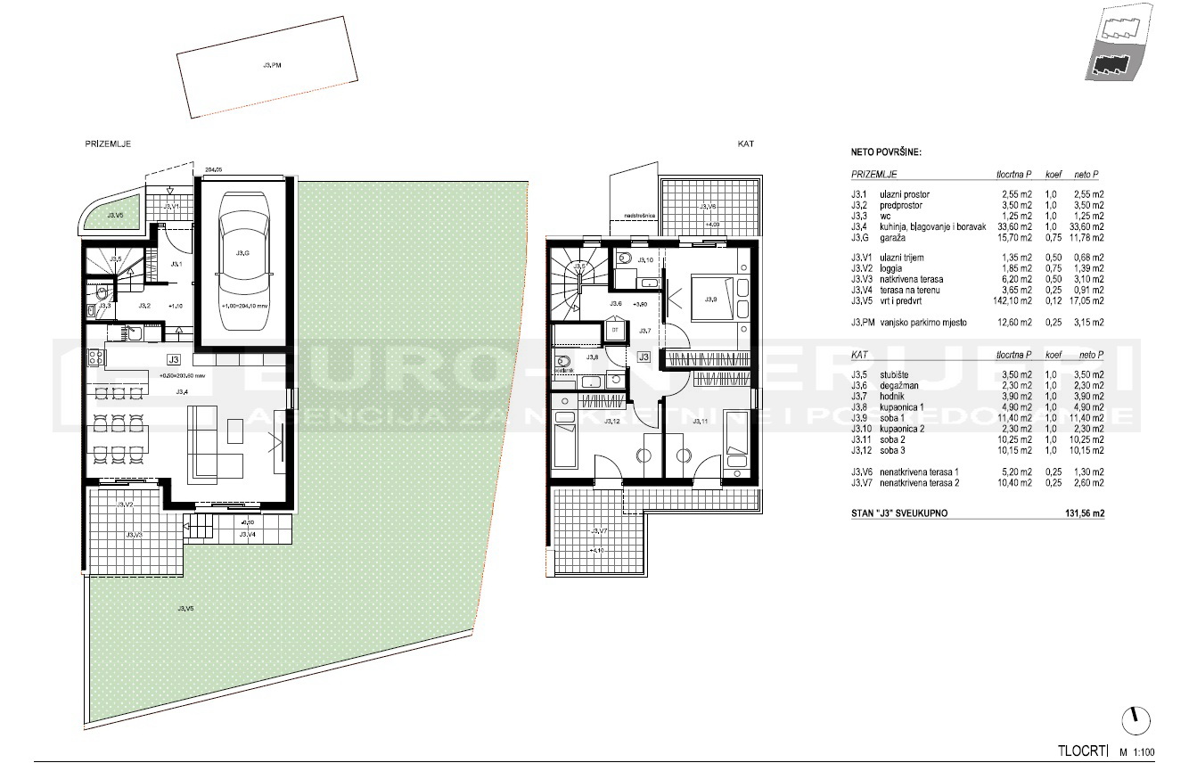 Stan: Zagreb, Perjavica, 131.56 m2, novogradnja bez provizije!