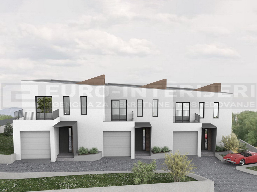 Kuća u nizu u Zagrebu, Perjavica, 125.76 m2, novogradnja bez provizije