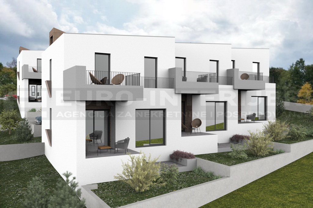 Kuća u nizu u Zagrebu, Perjavica, 125.76 m2, novogradnja bez provizije