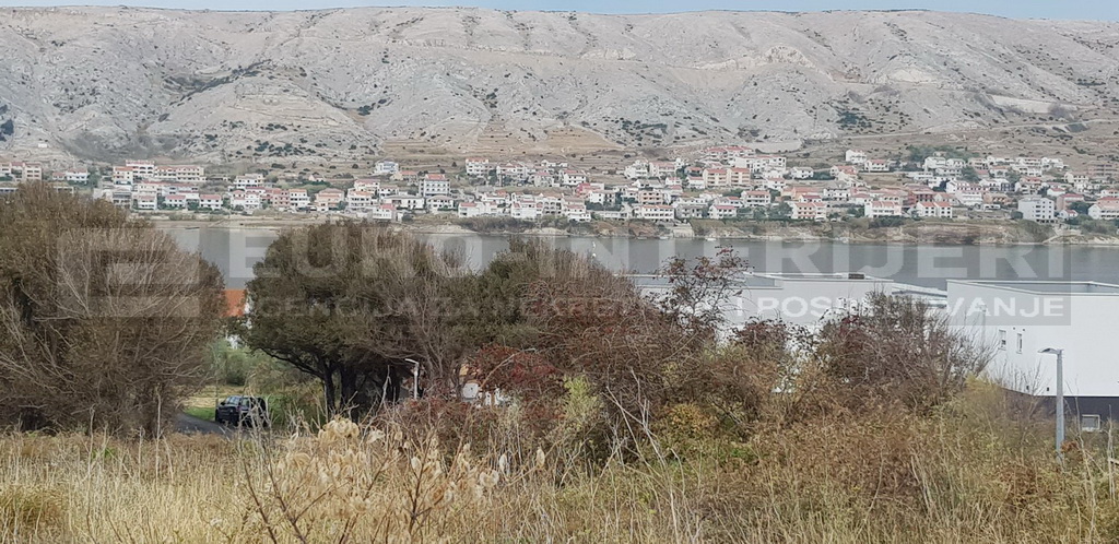 Građevinsko zemljište, Pag, 877 m2 s pogledom na more