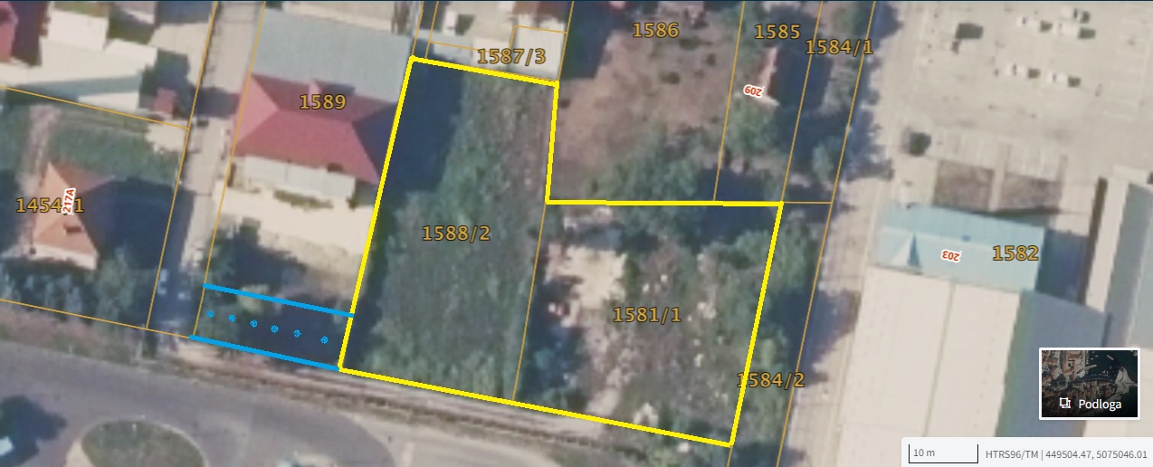 Građevinsko zemljište, Zagreb - Jankomir, 2.874 m2