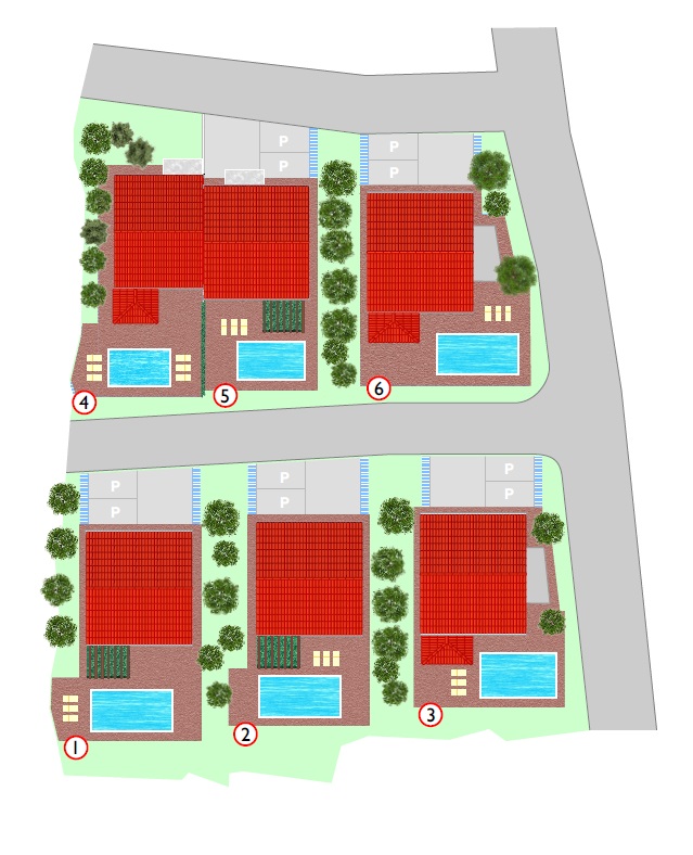 Vile Čilipi/Konavle, u ROH-BAU 322 m2, investicijski projekt