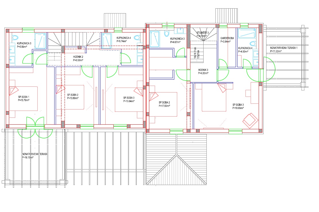 Vile Čilipi/Konavle, u ROH-BAU 322 m2, investicijski projekt