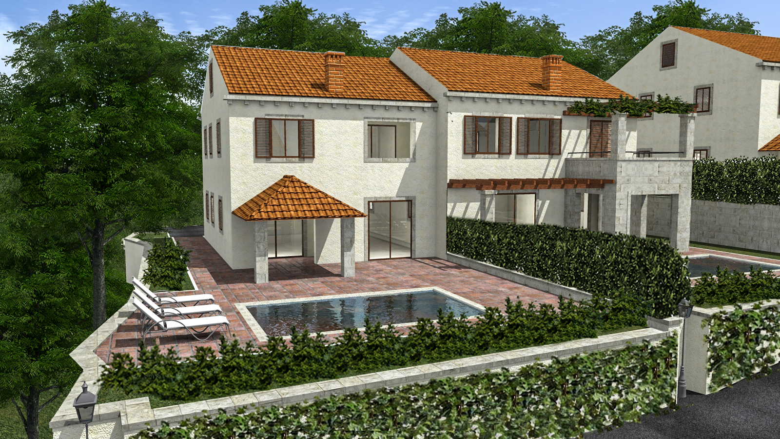 Vile Čilipi/Konavle, u ROH-BAU 322 m2, investicijski projekt
