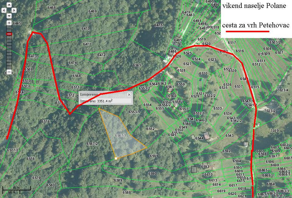 Građevinsko zemljište, Lučice - Polane 3.366 m2, BEZ PROVIZIJE