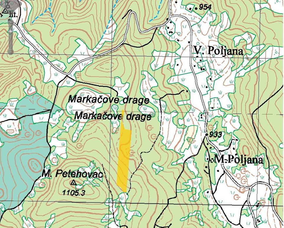 Poljoprivredno zemljište, Lučice pov. 31.672 m2 šume i livade