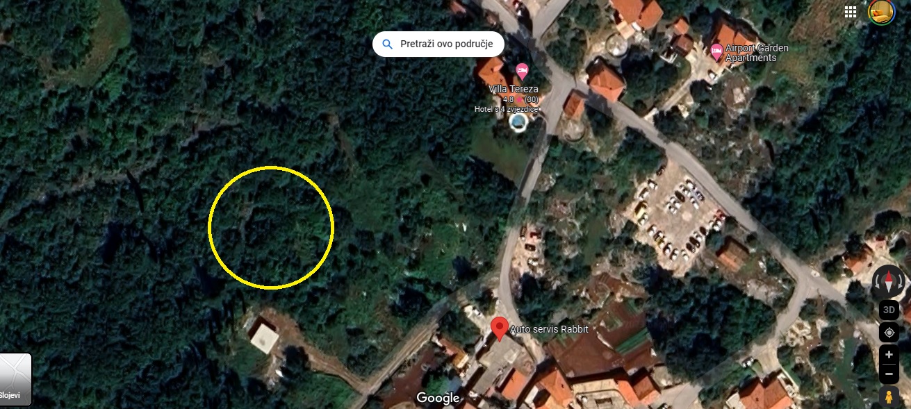 Građevinsko zemljište, Čilipi - nadomak aerodroma pov. 1.217 m2