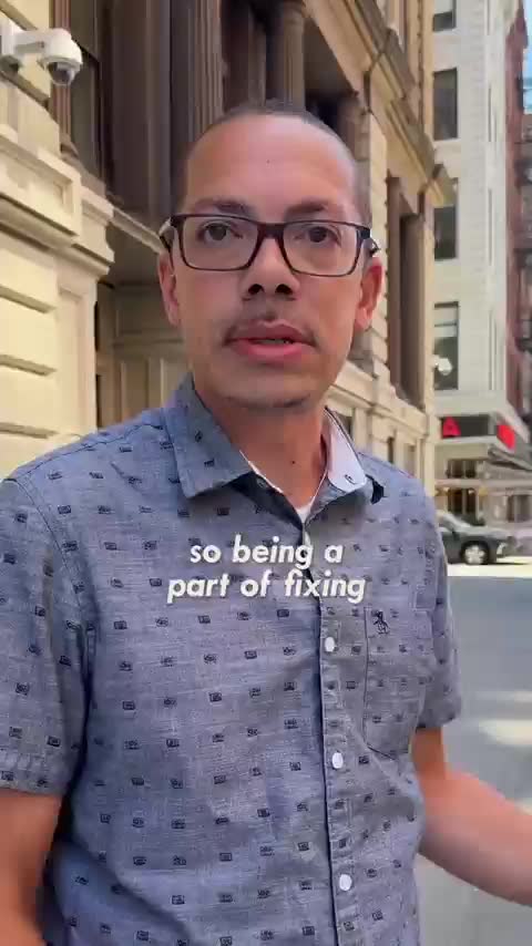 Still from a vertical video Happy Productions made for the Innocence Project