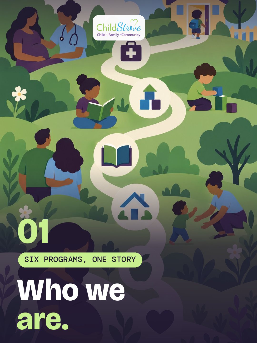 Pinned reel cover concept: 01 Who we are