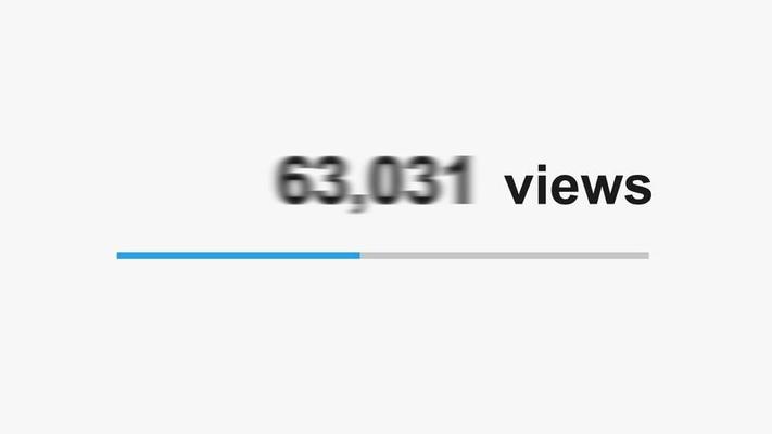 Screen Views Million Count For Social Media