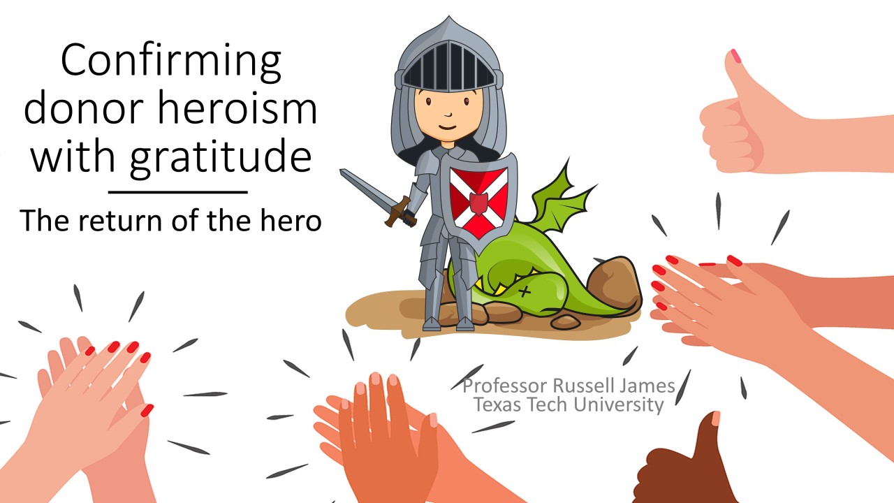 Confirming donor heroism with gratitude: The return of the hero