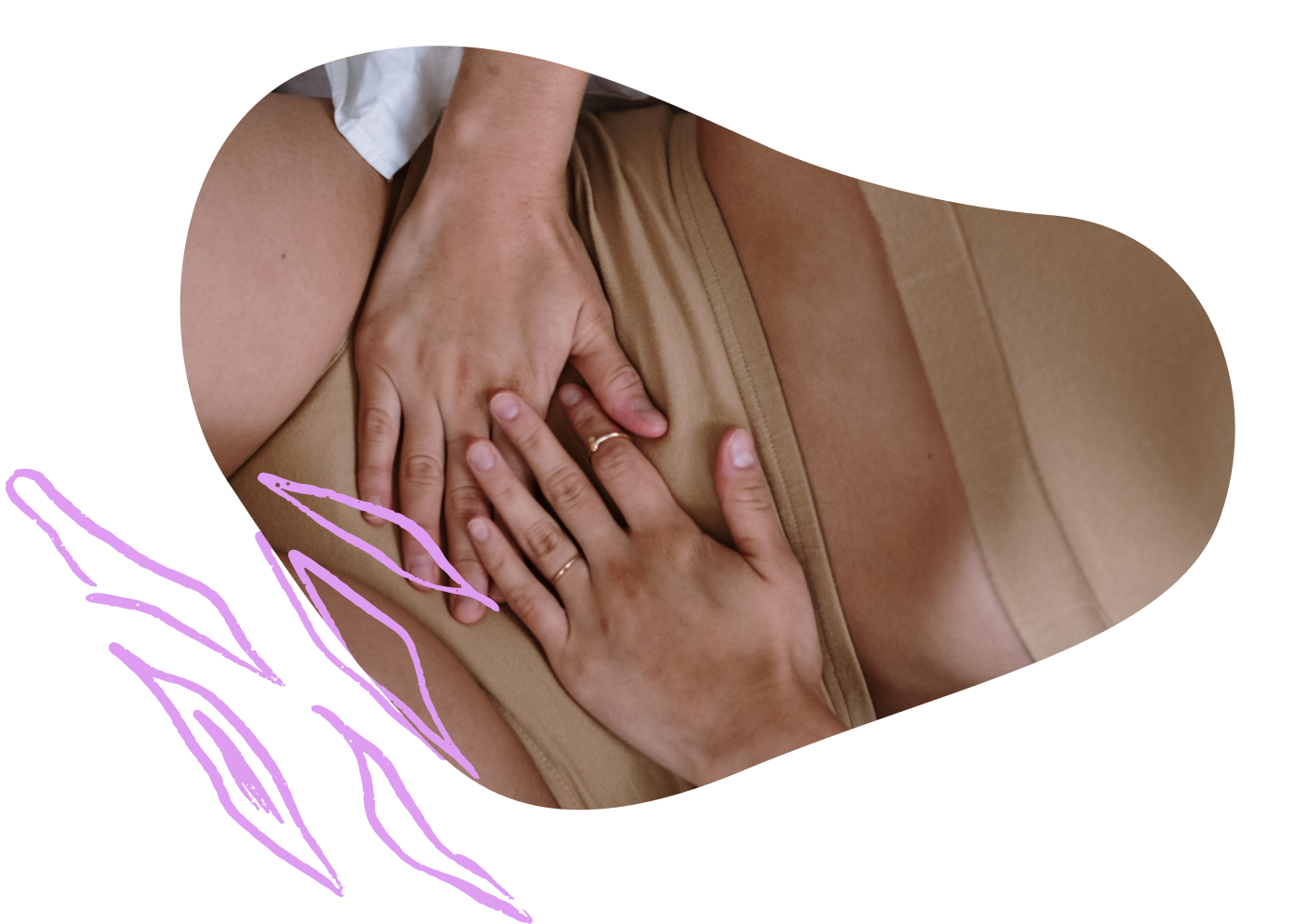 Young girl on her bed looking at the PC