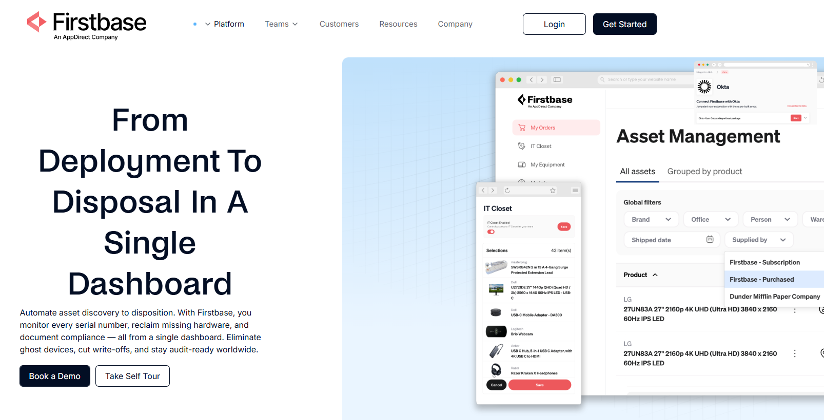 Firstbase dashboard