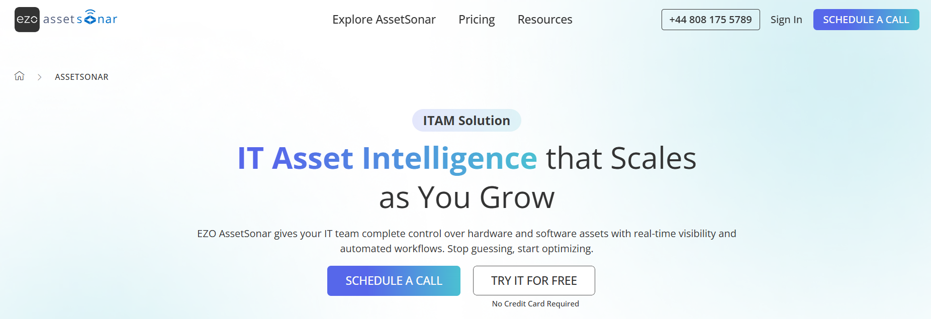 EZO AssetSonar screenshot