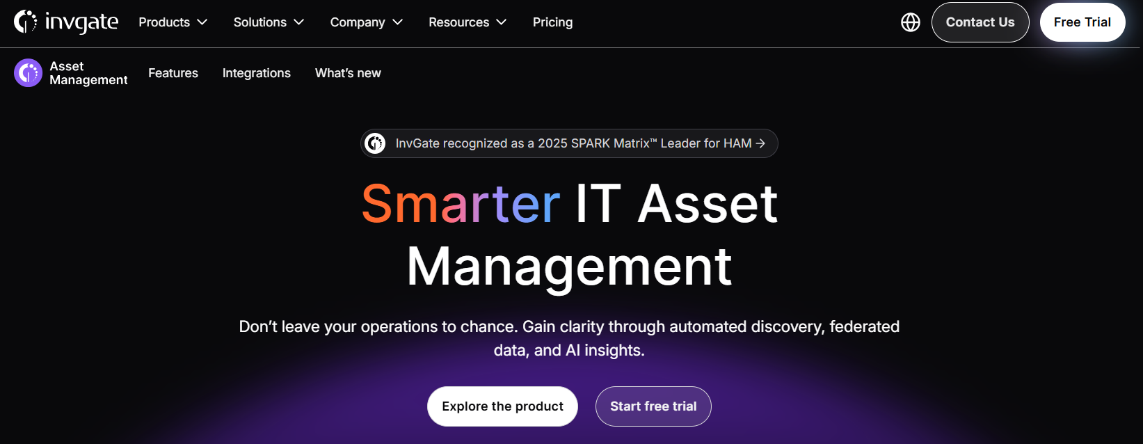 InvGate Asset Management screenshot