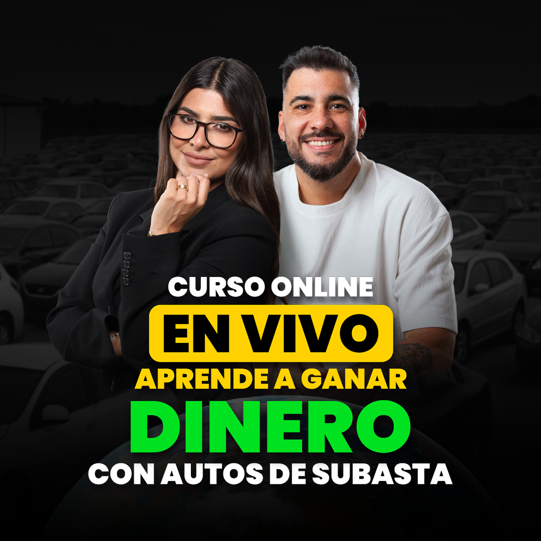 Curso en vivo: Aprende a ganar dinero con autos de subasta