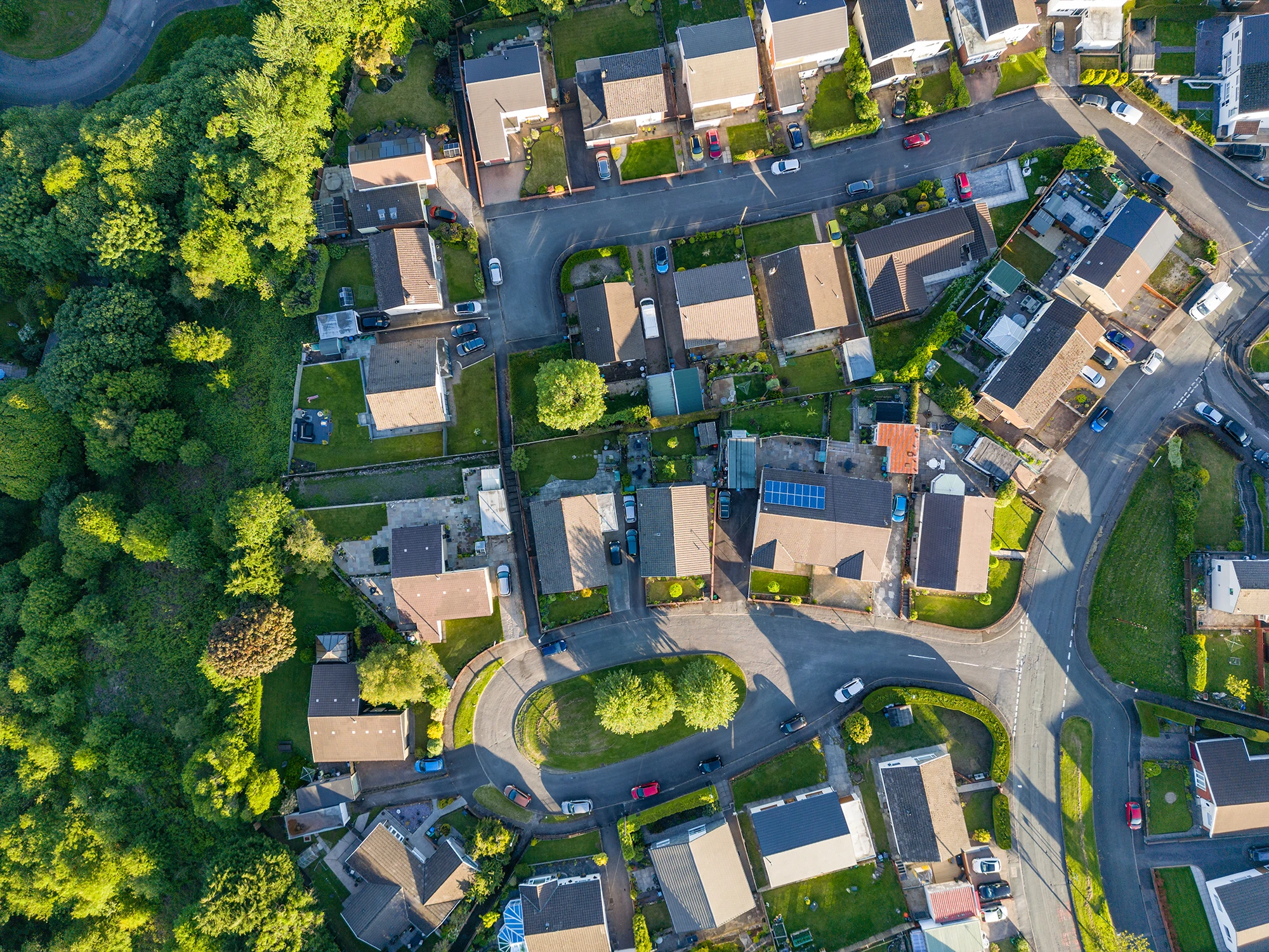 Top view of a Local Heat network
