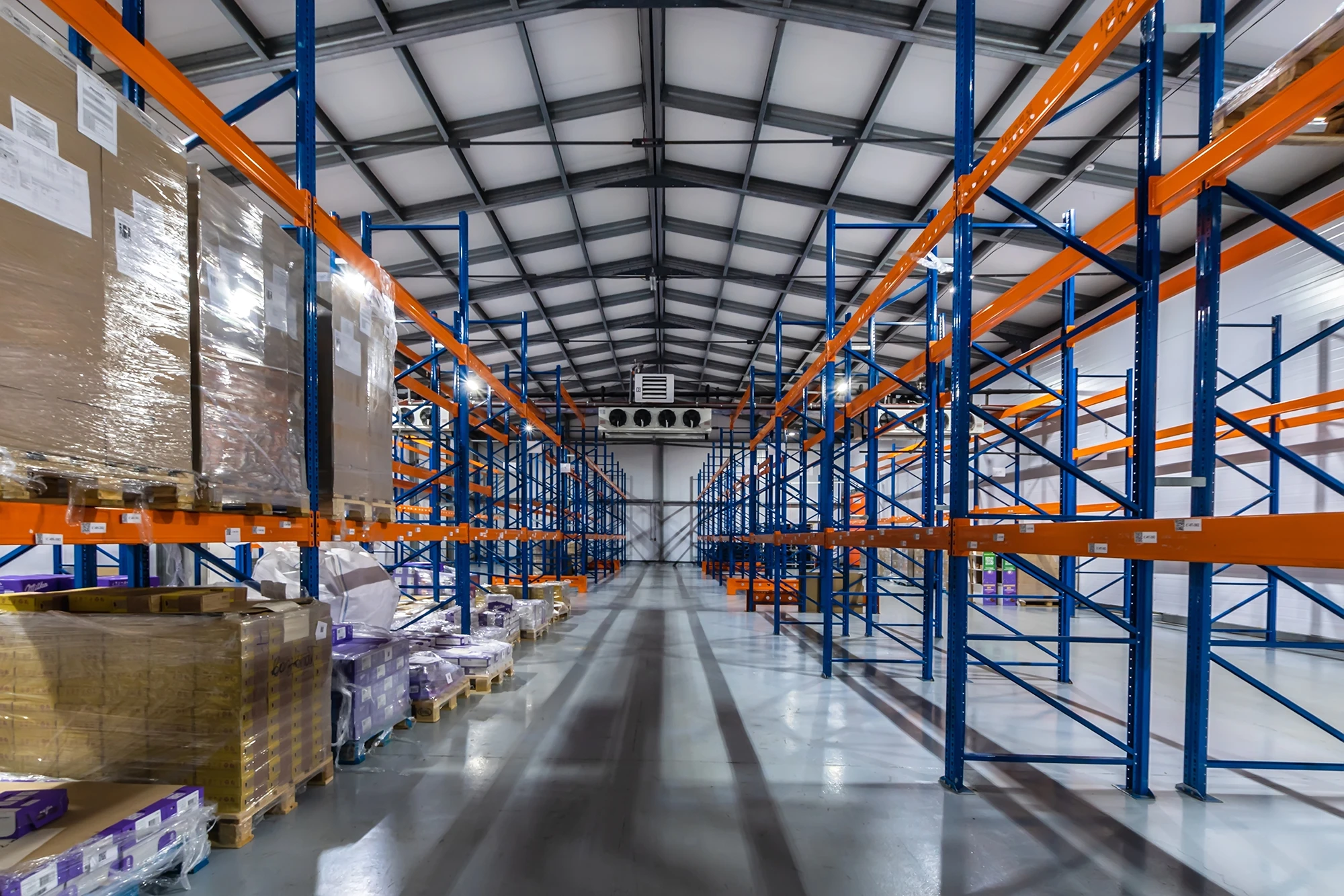 Indoor warehouses logistic center building