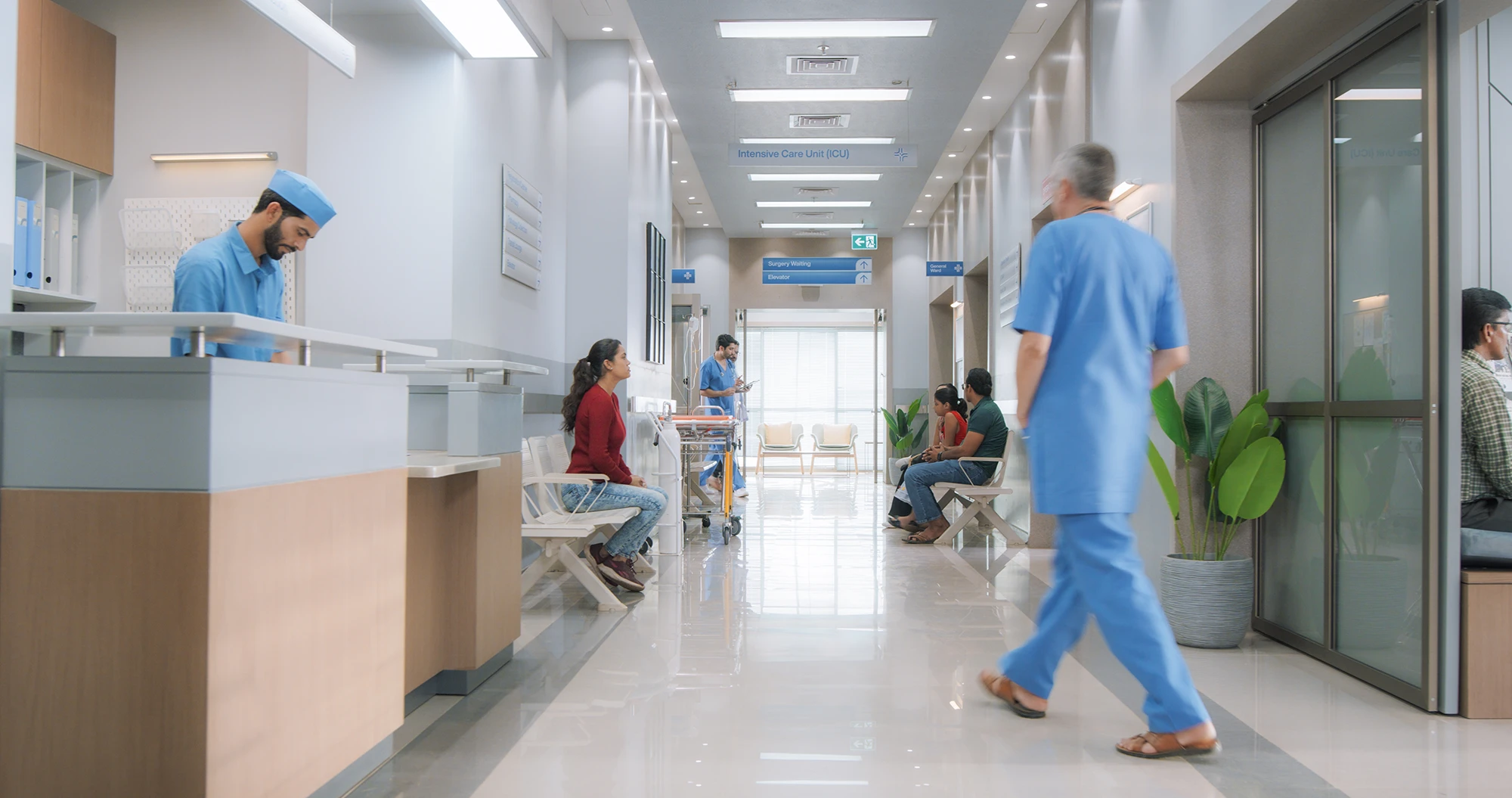 Corridor of a hospital