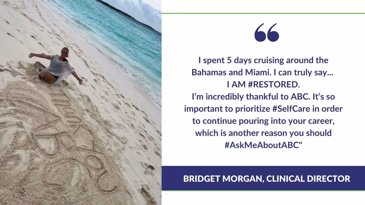 ABC Restore Program | Celebrating Teammates with Paid Vacations at Action Behavior Centers