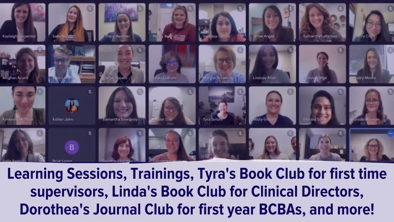 Clinical Excellence | Professional Development for BCBAs at Action Behavior Centers