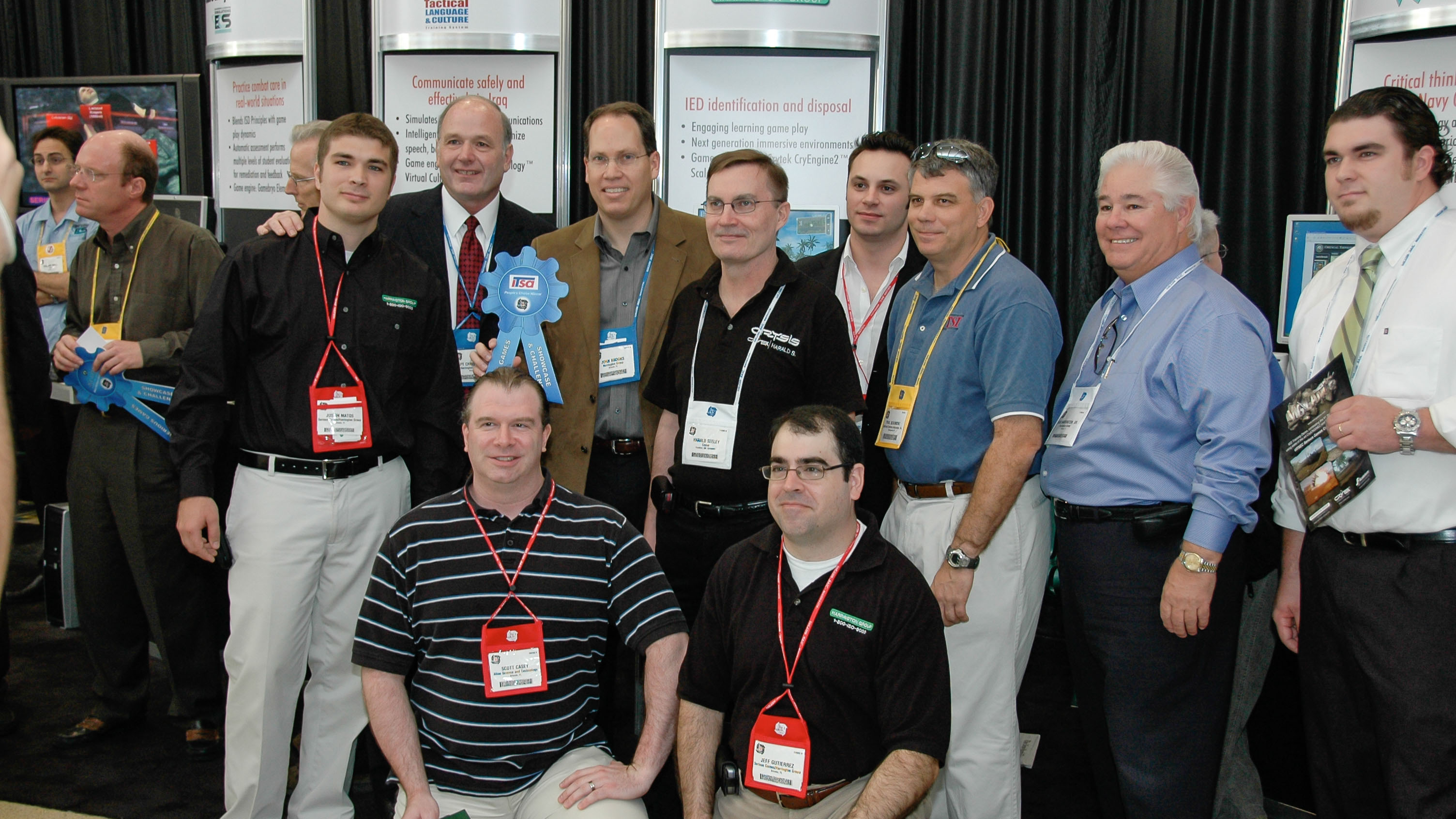 Group photo at a Serious Games event.