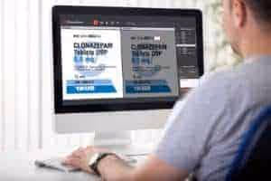 A Teva employee conducts a GlobalVision inspection on their computer