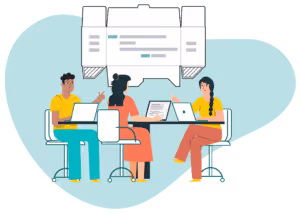 Avoid waste on the print production floor team collaboration