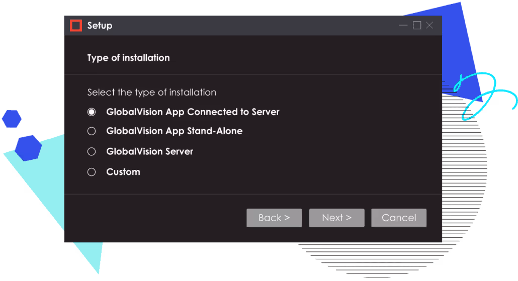 Types of installation of GV app
