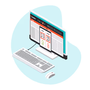 a desktop computer screen with a text inspection software