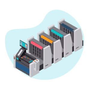 illustration of vendor tools and equipement