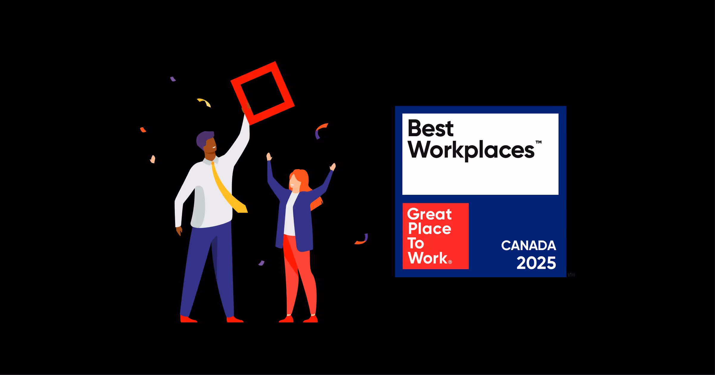 Banner for GlobalVision Canada’s Best Places to Work for 2025 badge