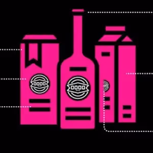 Wine bottle, milk box, and food package needing inspection