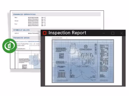 Inspection report screenshot