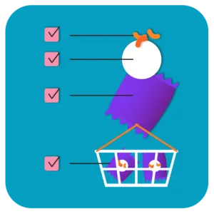 Checklist of products and items