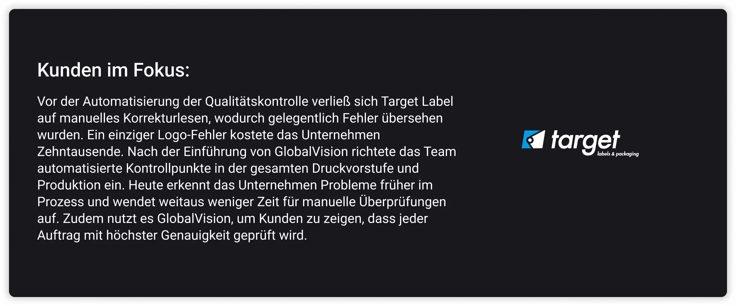 Hundeb im Fokus: Target Label