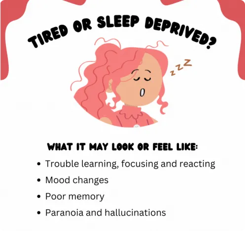 Tired or sleep deprived