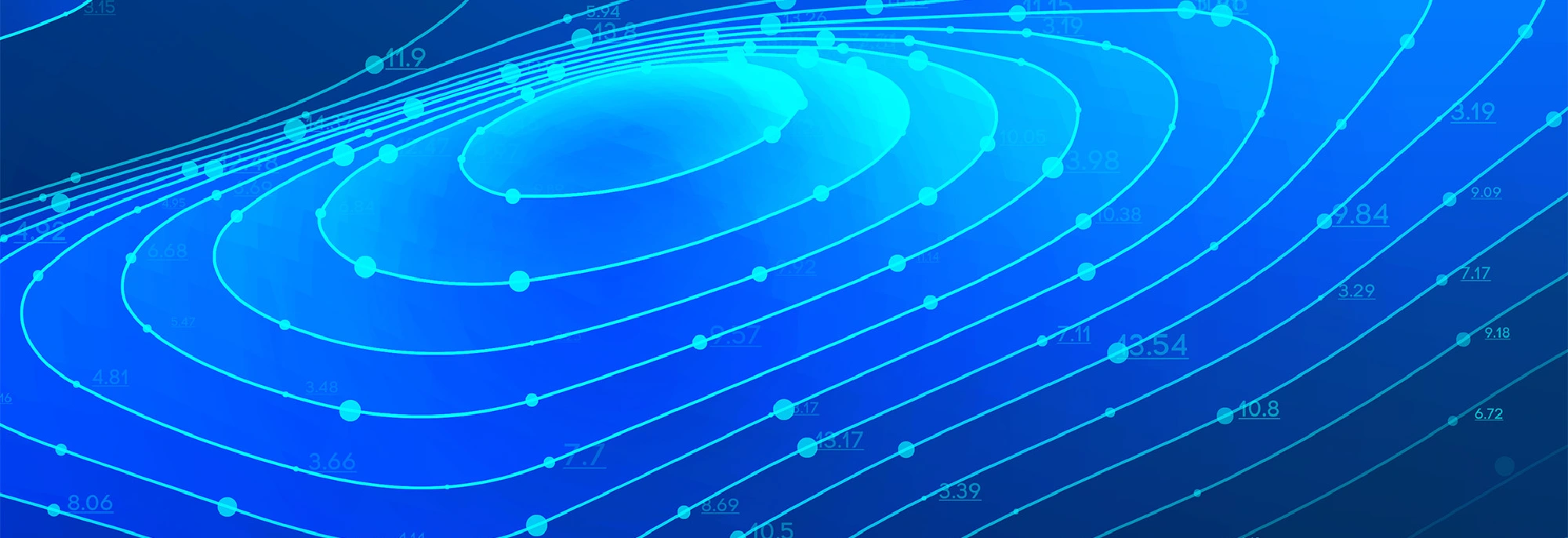 Blue Topographic illustration