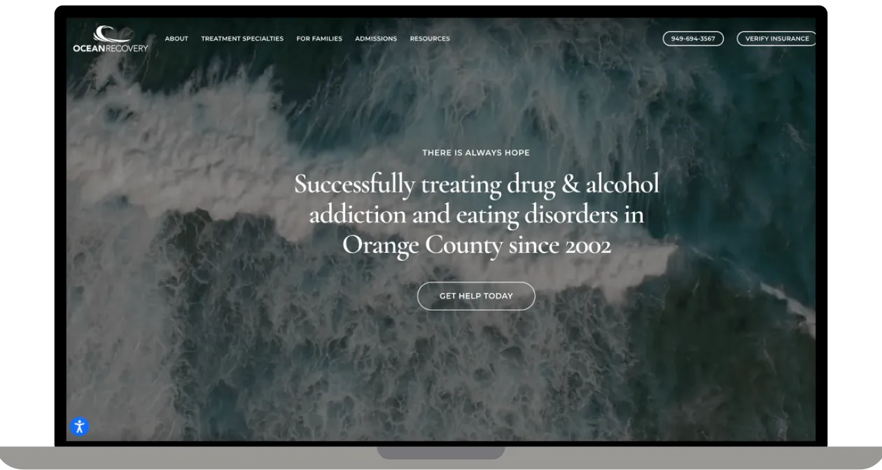 Laptop showing Reporter Outreach link building platform