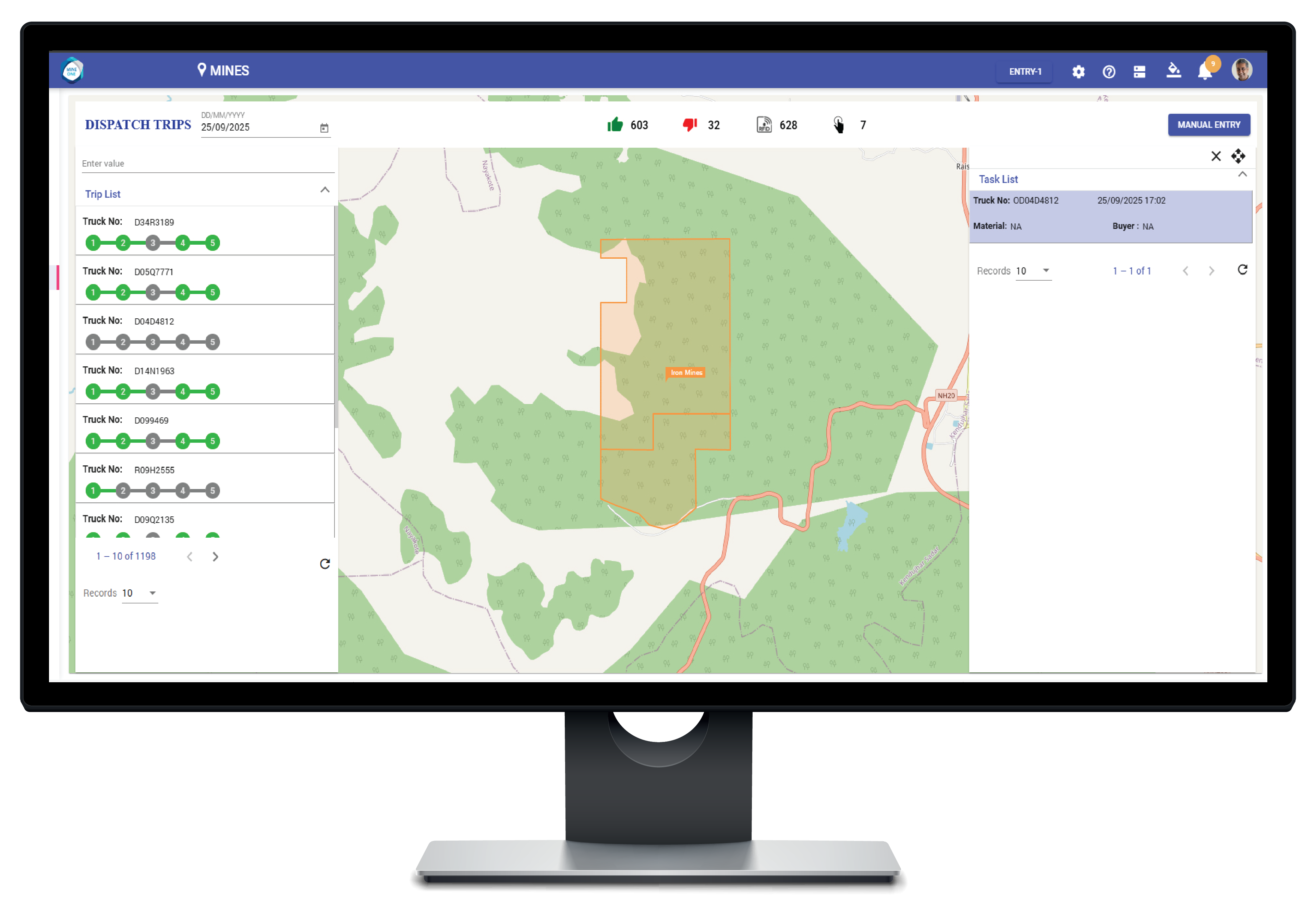 Integrated Traffic Management System (ITMS) dashboard with automated signals, speed monitoring, and congestion control tools.