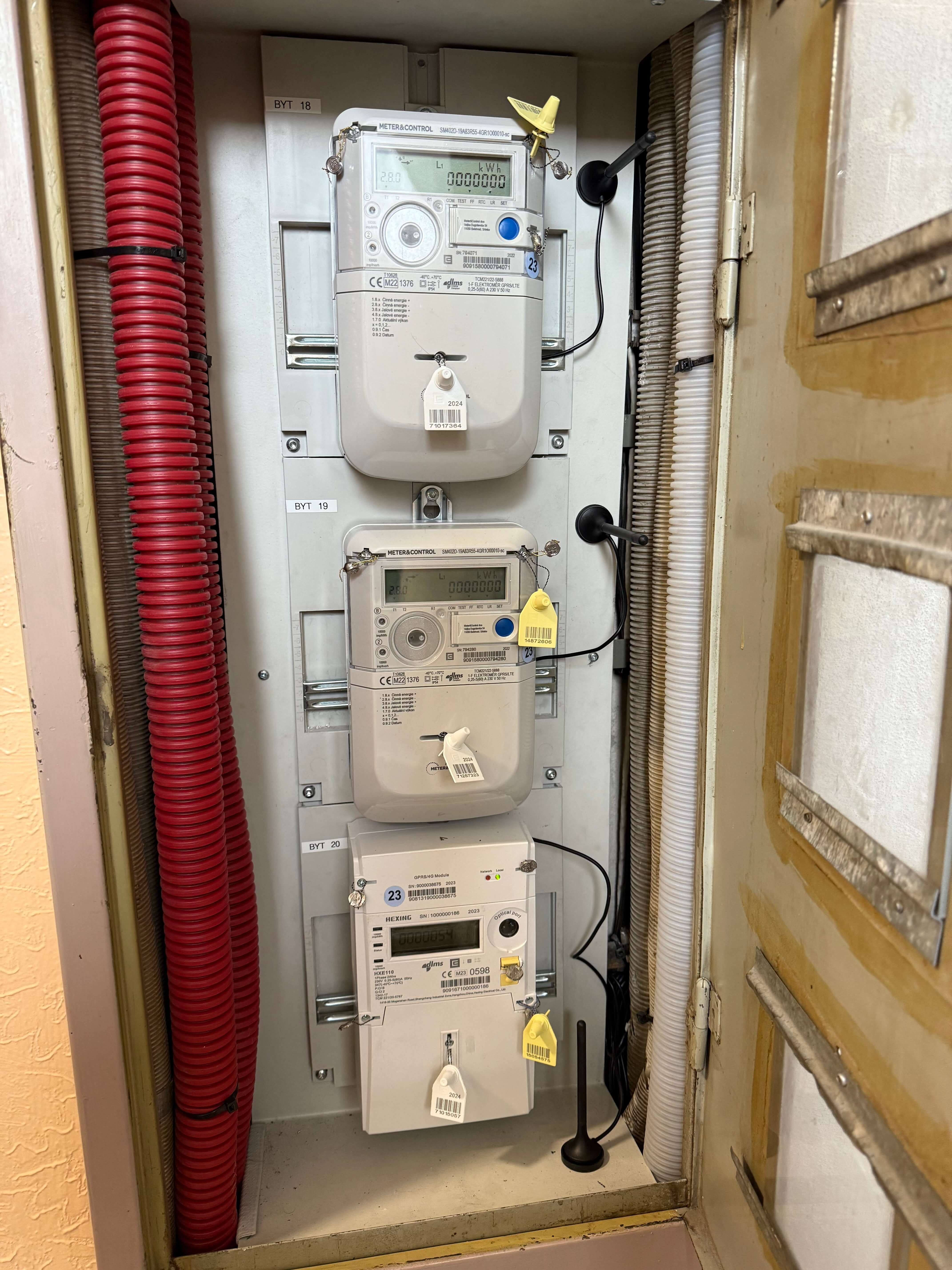 Elektroinstalace před rekonstrukcí